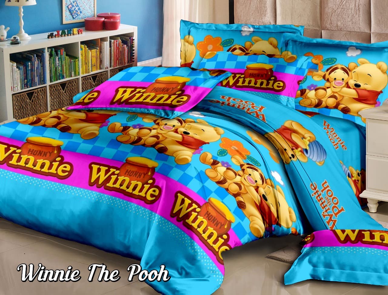 Sprei 2 In 1 Kasur Sorong (Sprei Rumbai + Sprei Flat) Ukuran 120x200