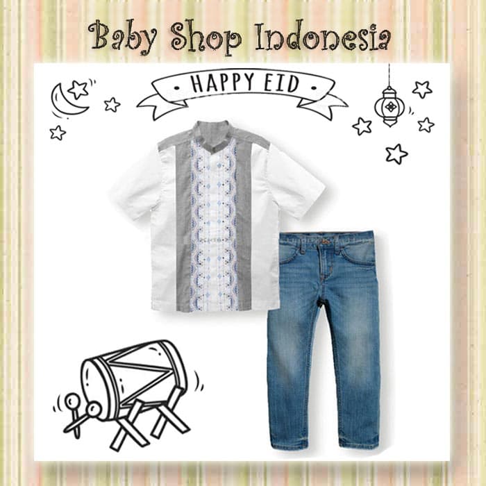 Setelan Baju Koko Anak Import Baju Koko Anak Murah Baju Koko Abu List