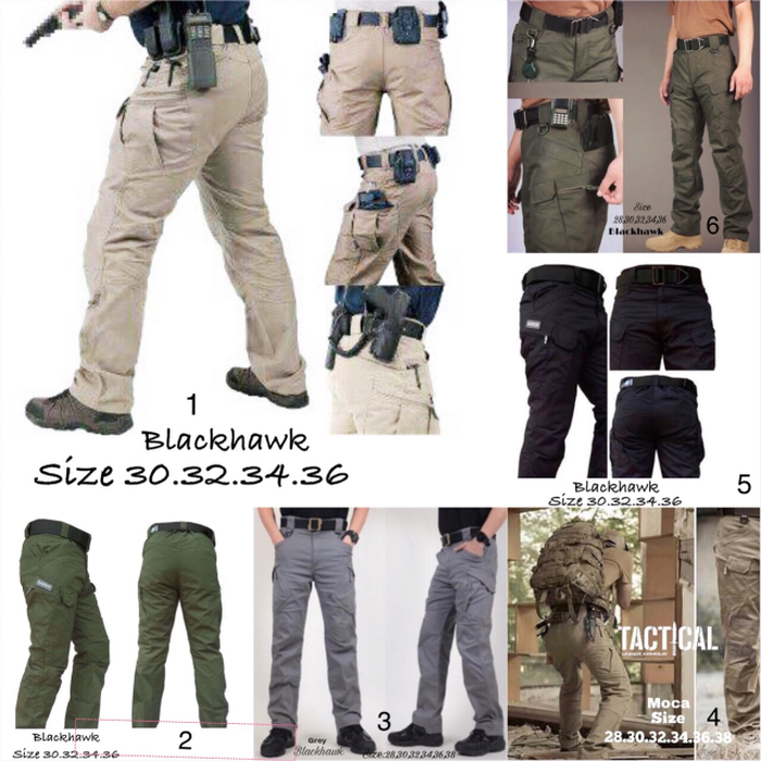 Black hawk tactical army cargo/PDL/Celana Panjang/outdorr Big size