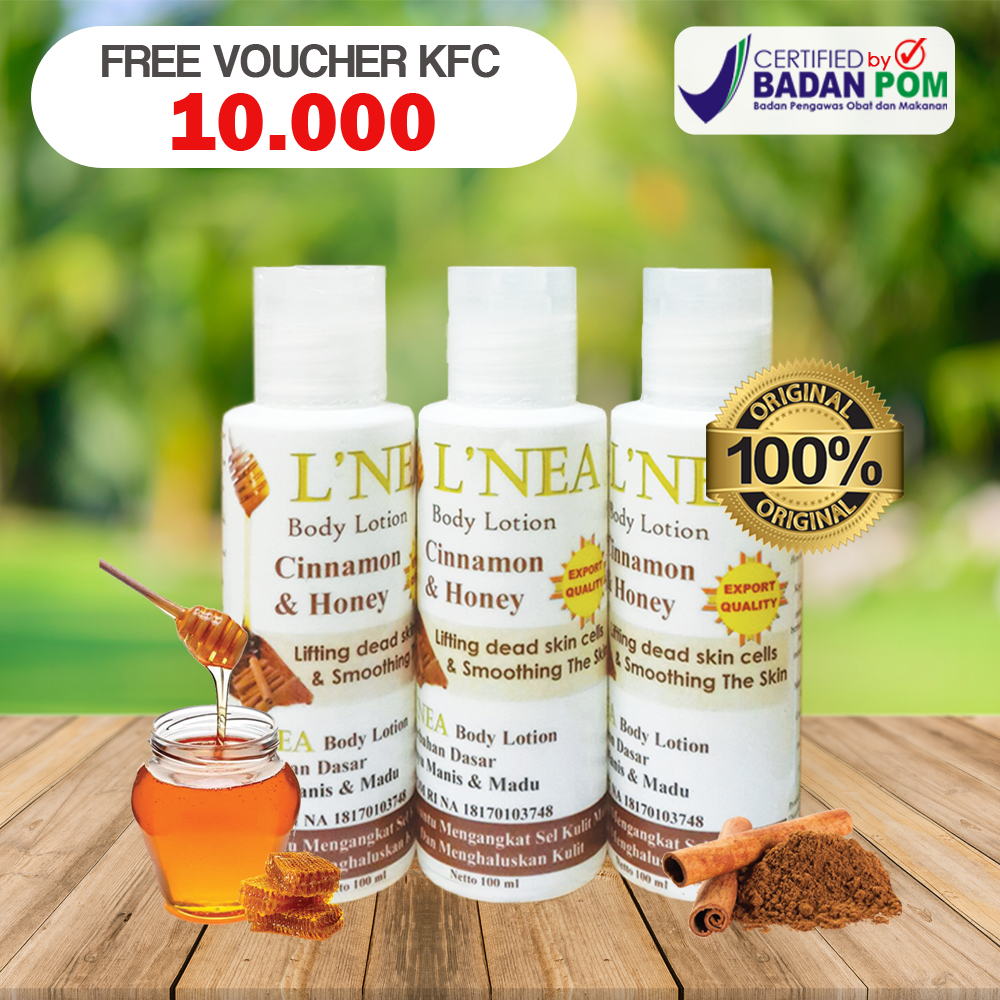 L'NEA Natural Body Lotion (BPOM) - Perawatan Kulit & Gigitan nyamuk