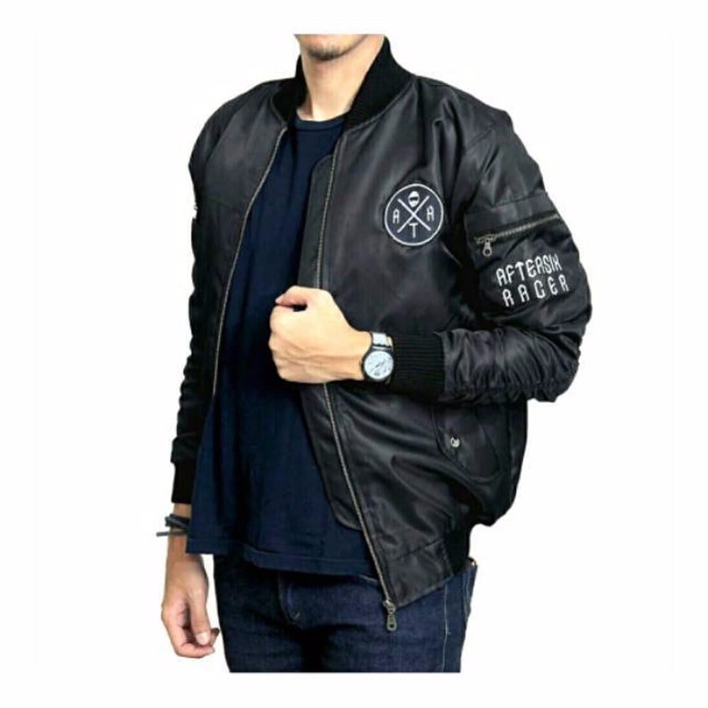 promo TERBARU BOMBER BOLAK BALIK JAKET AFTER RACER PRIA ORIGINAL pria