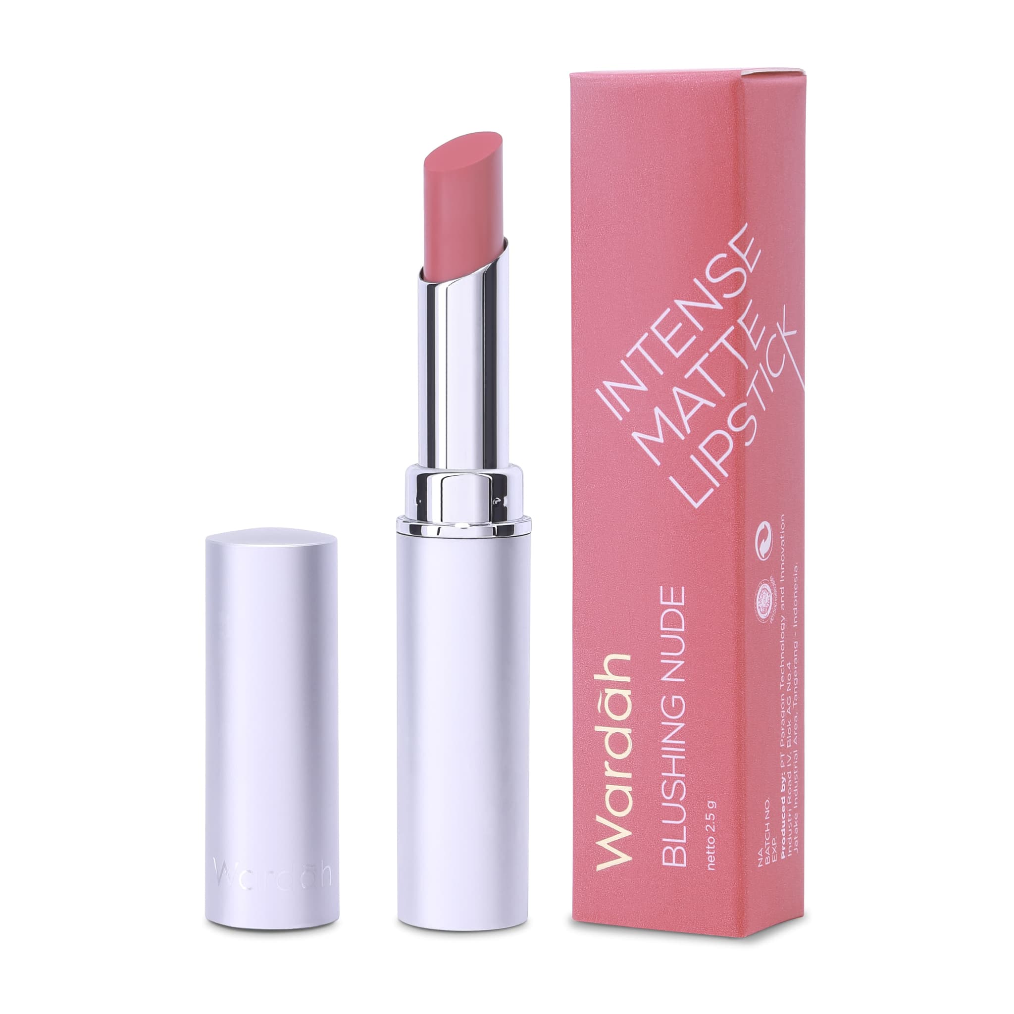 Wardah - Intense Matte Lipstick 02 Blushing Nude 2.3 g