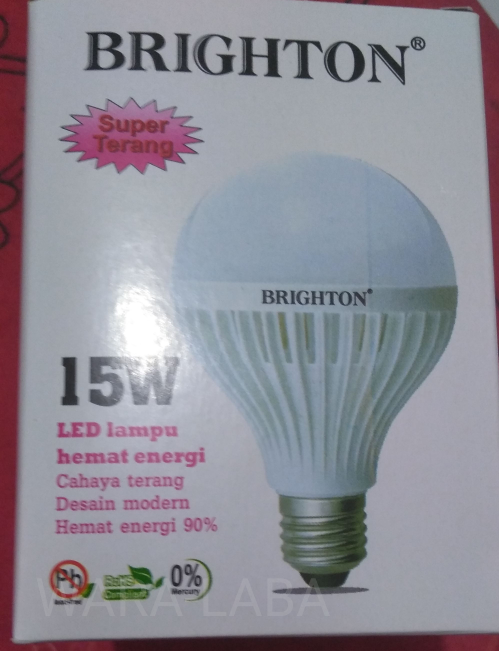 Lampu led 15 watt brighton/luxvil