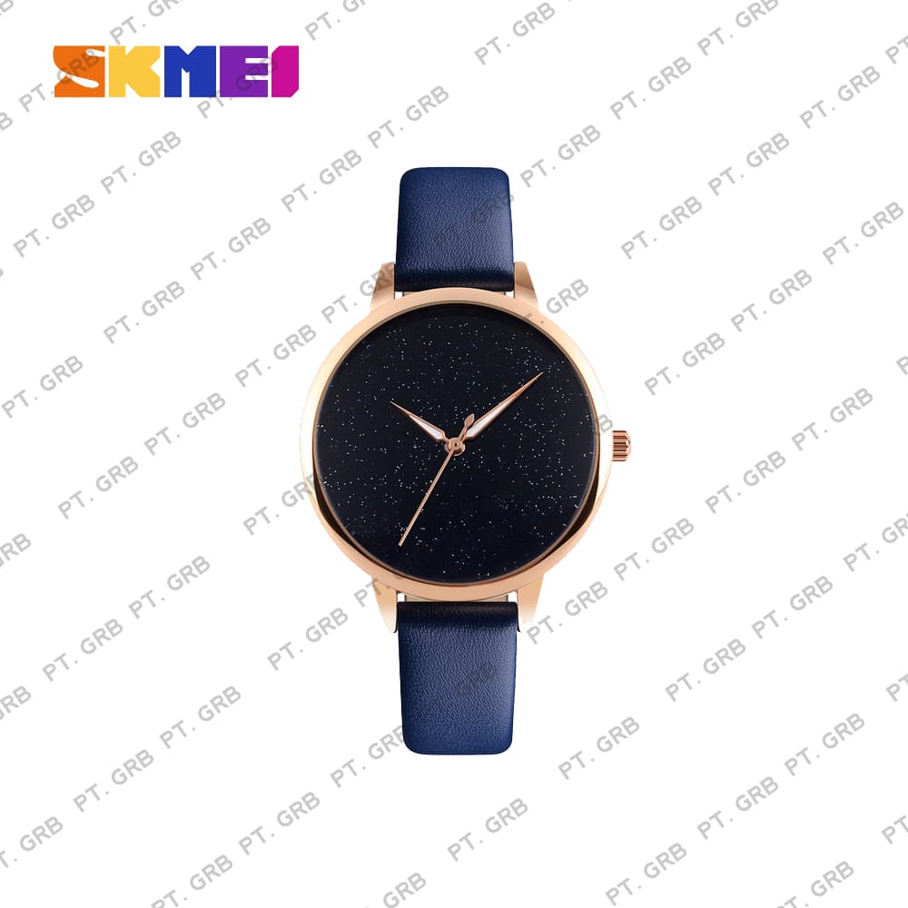 Jam Tangan Wanita Analog SKMEI 9141 Blue Water Resistant 30M
