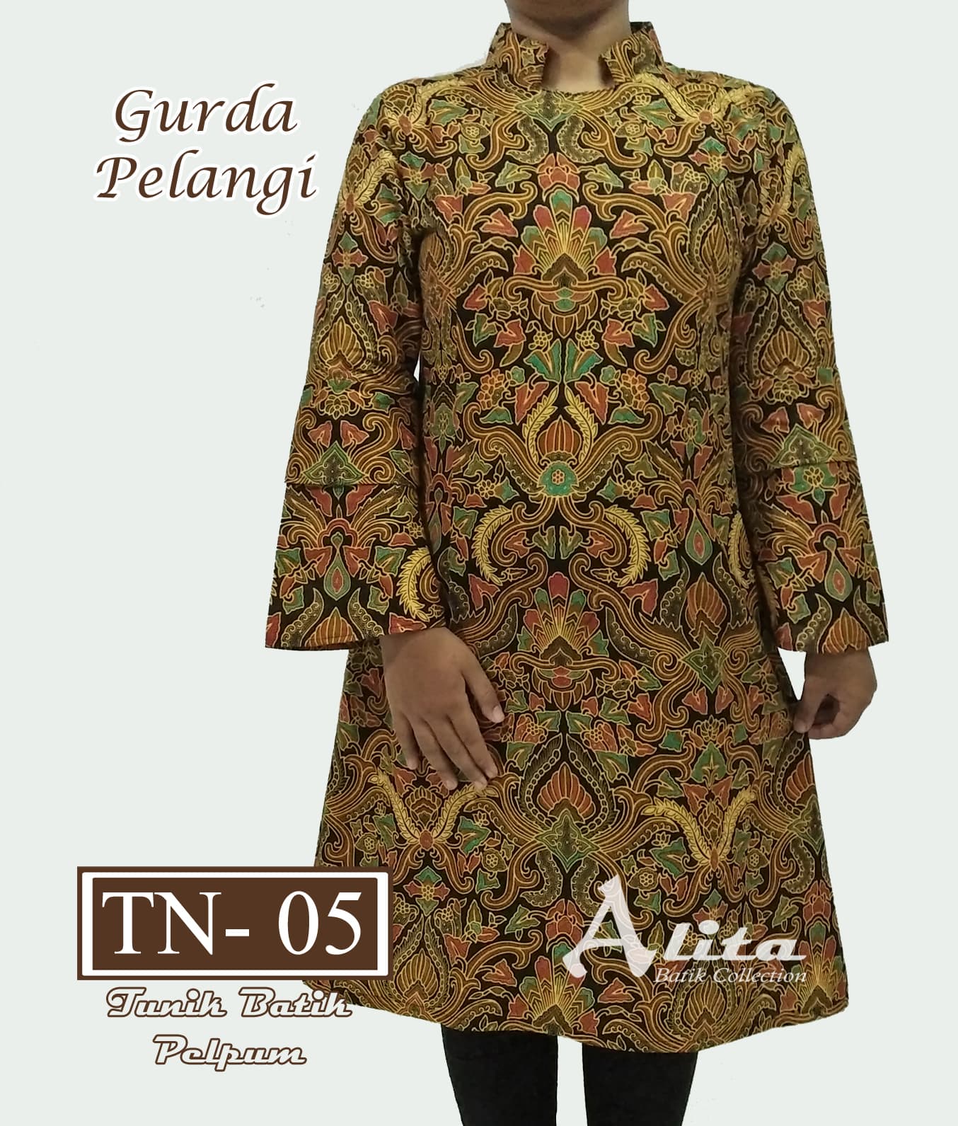 Jual Tunik Batik Wanita Dress Batik Baju Atasan Blouse Batik Wanita Jual Tunik Batik Wanita Dress Batik Baju Atasan Blouse Batik Wanita 05 Batik Alita