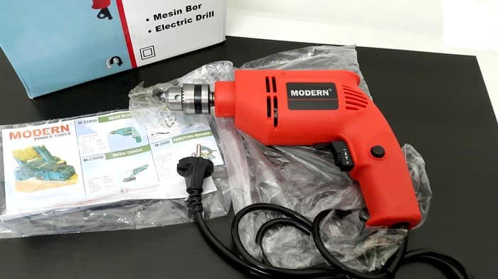 ... Mesin Bor Modern 2100c + Mata Bor Set & Tool Kit Kenmaster + Skrup - Blanja ...