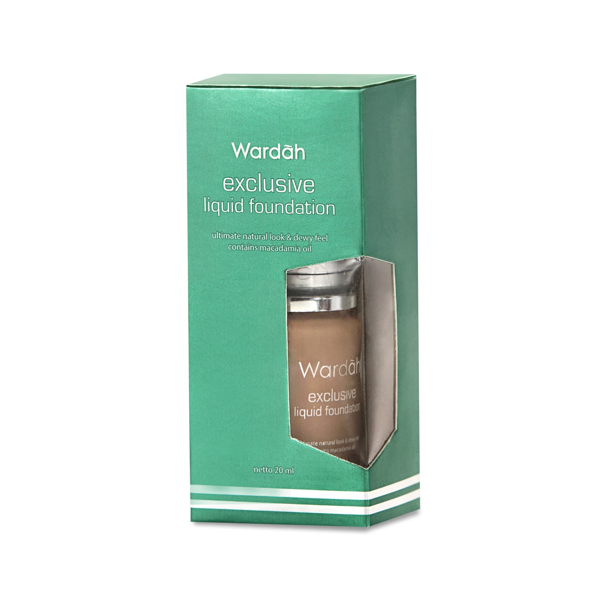 Wardah - Exclusive Liquid Foundation 01 Light Beige 20 ml