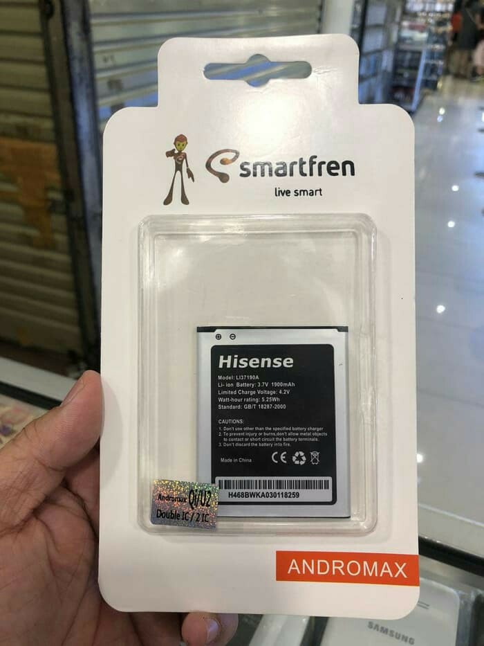 Batre Baterai Hisense Smartfren Andromax Qi U2 E2 Plus Original 100 %