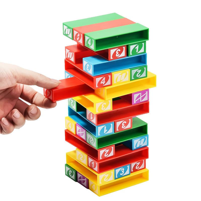 Mainan Balok Susun Uno Stacko - Mainan Edukatif - Family Game - Blanja .
