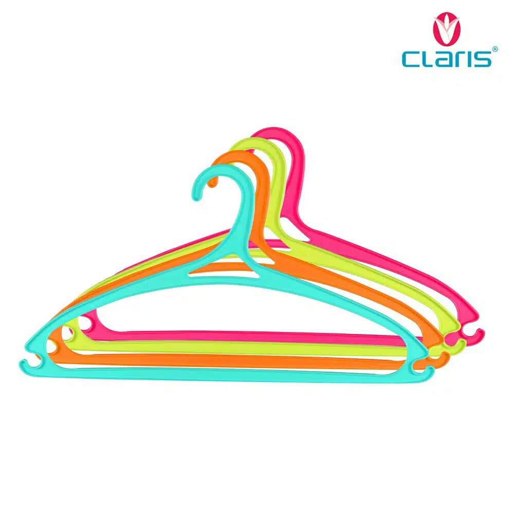 Jual Gantungan Baju / Hanger Alissa Claris 0160 set 6 pcs - Fuchsia - Ki House