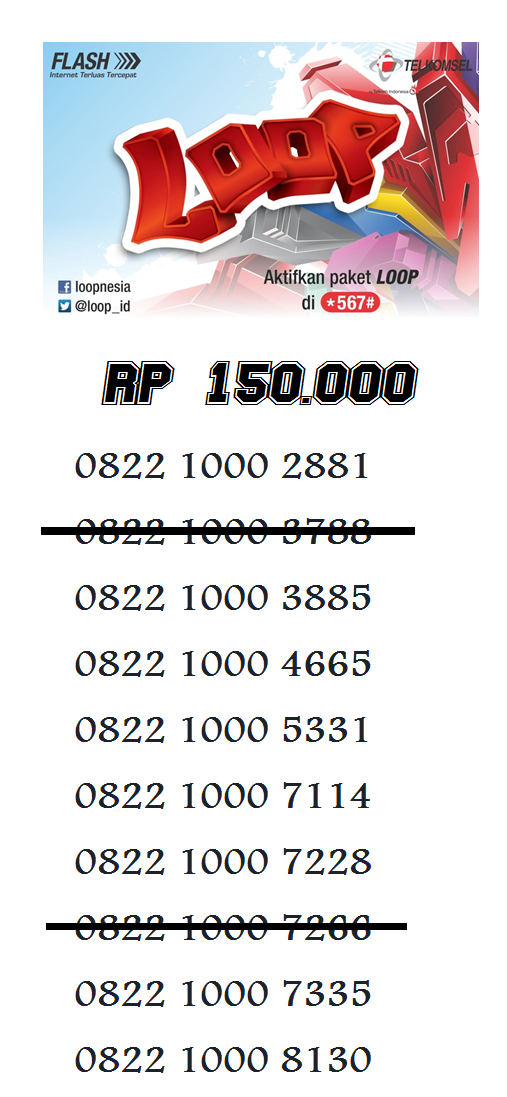 Nomor Cantik Simpati Loop by Telkomsel