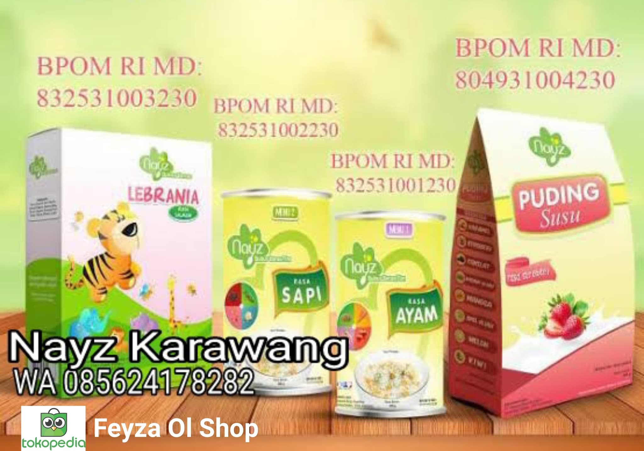 Jual Bubur Organik Nayz Tematik Box - Lebrania Salmon - Feyza Ol Shop | Tokopedia