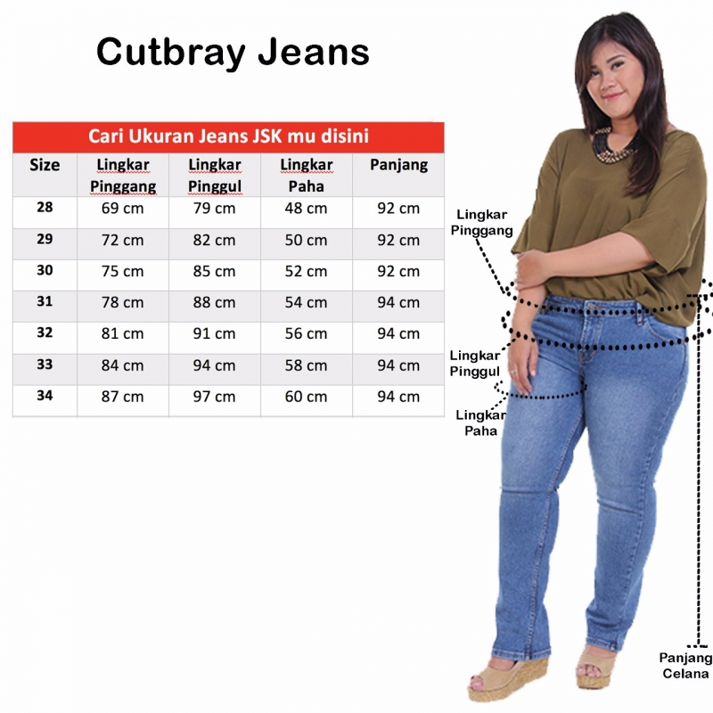 Jual Celana  Jeans  Wanita Cutbray  9133 Jakarta Pusat 