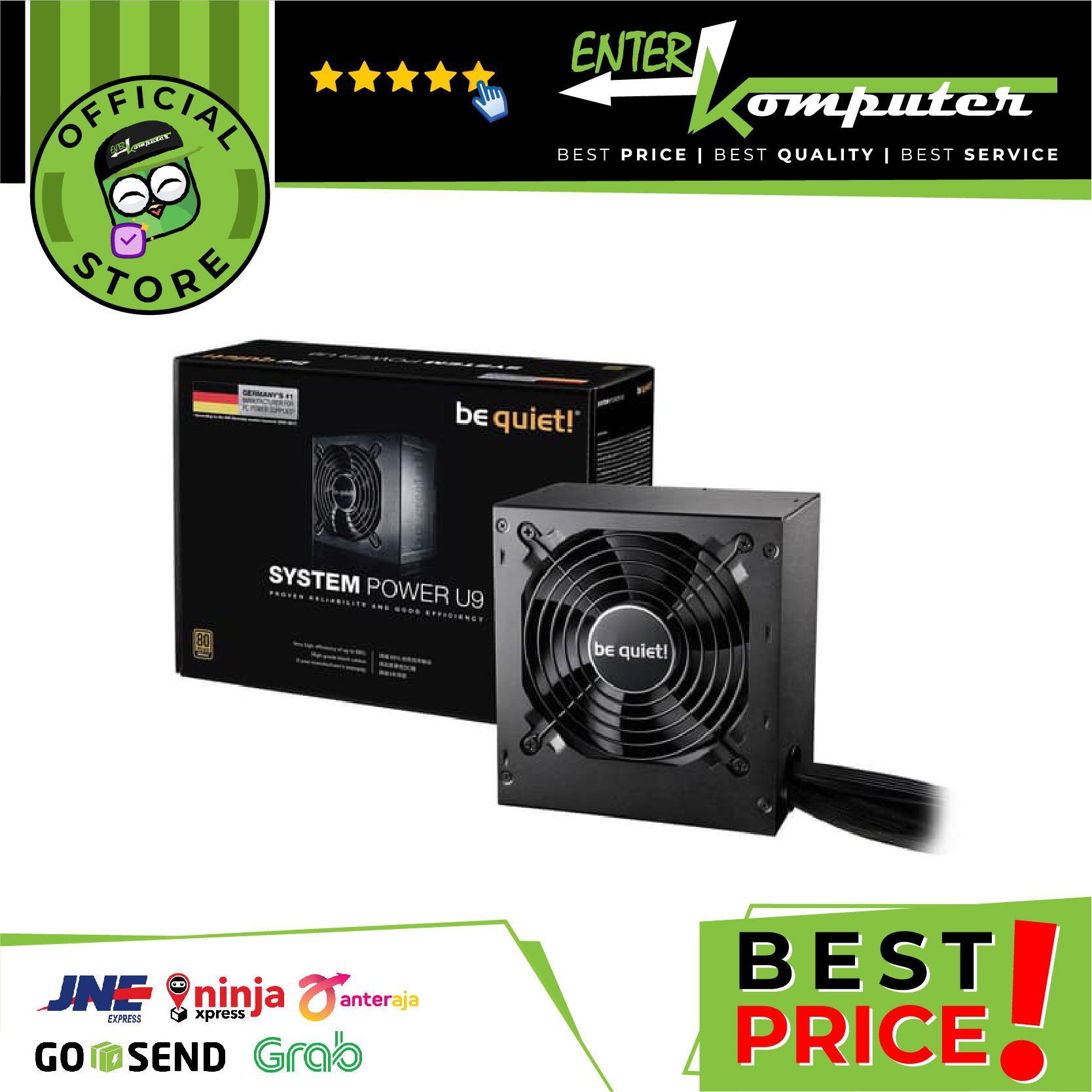 Jual Be quiet! system power 9 600w 80+ bronze certified 3 years ...
