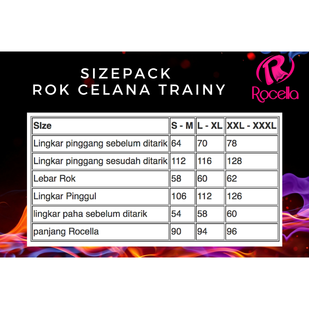 Jual Rok Celana  Olahraga Rocella Trainy Training  Muslimah  